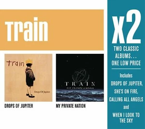 Train X2, 2 CD set, Drops Of Jupiter My Private Nation, Two Classic Albums On CD - Picture 1 of 1