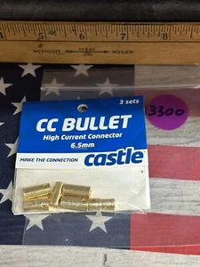 Castle Creations 6.5mm Connector Set: 13ga. To 8ga. Wires Up To 200A Current - Picture 1 of 2