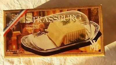 ++ WMF Cromargan Butterdose, Strassburg ovp, NEU ++ - Bild 1 von 4