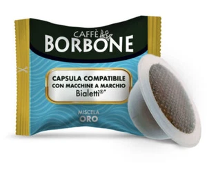 Capsule Caffè Borbone Miscela Oro Espresso Cremoso Compatibil a sistema Bialetti - Foto 1 di 6