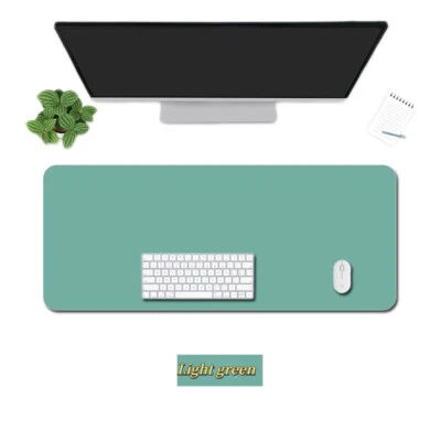 Single-side Large Mouse Pad Anti-slip Waterproof PU Leather Computer Mousepad - Image 1 of 4