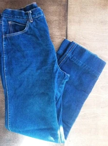 Vintage 80's Brittania Jeans Dark Indigo Denim Women's 14 *ALTERED* 29 X 29 - Picture 1 of 12