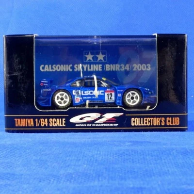 Calsonic Skyline BNR34 Super GT500 2003 Benoit Treluyer & Yuji Ide Tamiya 1/64 U Foto 1 de 4