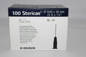 B. BRAUN MELSUNGEN Sterican B. Cannule monouso marrone n. 14 0,6x30 mm sterile 100 pezzi
