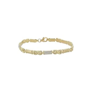 Kisses Box Bracelet - 10K Yellow Gold - Picture 1 of 1
