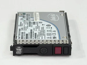 HPE Intel DC P3600 1.6TB 2.5" NVMe PCIe Gen3 x4 U.2 SFF SC MLC SSD 100% 10.95PBW - Afbeelding 1 van 5