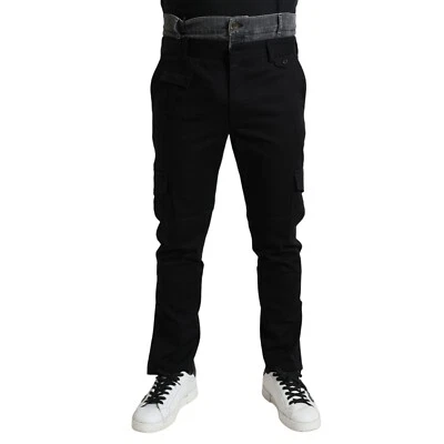 Pantalón de mezclilla de algodón ajustado negro gris Dolce & Gabbana para hombre IT46/W32/S 1200usd Foto 1 de 4