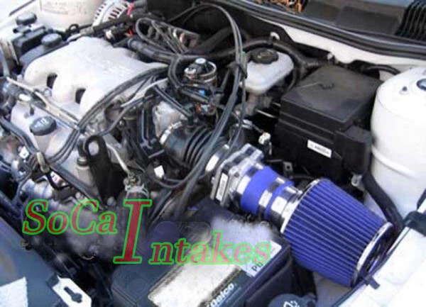 Blue Air Intake System Kit&Filter For 1997-2003 Chevy Malibu 3.1L V6 - Imagem 1 de 1