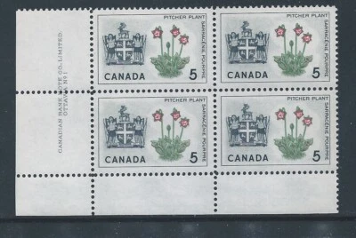 Canadá #427i (427) LL PL BL variedad de estambres rotos MNH Foto 1 de 2