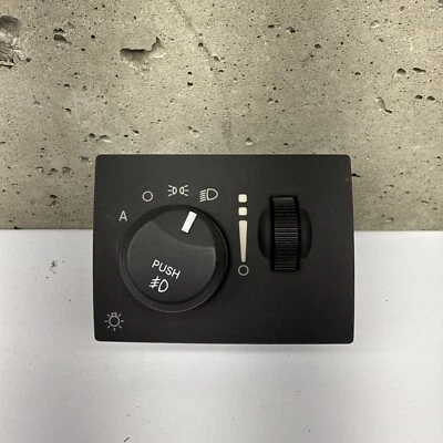 Interruptor de control de faros atenuadores de tablero Dodge Charger 2006-2012 68019789ab OEM Foto 1 de 4