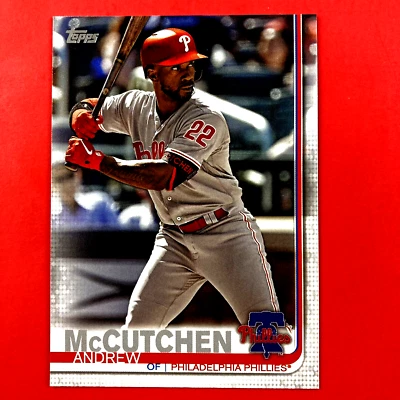 Andrew McCutchen 2019 Topps Card #395 MLB Philadelphia Phillies - Image 1 of 2