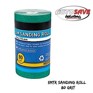 BlueSpot - Rollo de lijado de 5 mtr 115 mm culata de grano 80 - Imagen 1 de 1