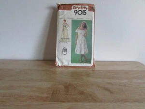 Simplicity 9015 Sz 6 & 8 Designer Dress Summer Pattern Genuine Sax by Jessica - Picture 1 of 2