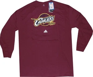 Cleveland Cavaliers Adidas Primary Logo weinrot Langarmshirt neu Etikett Small - Bild 1 von 3