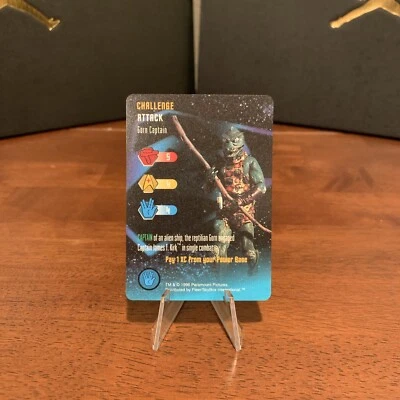 Tarjeta Promocional Gorn Captain Star Trek Juego de Cartas Coleccionables Fleer/Skybox Sin Jugar El Juego de Cartas Foto 1 de 4