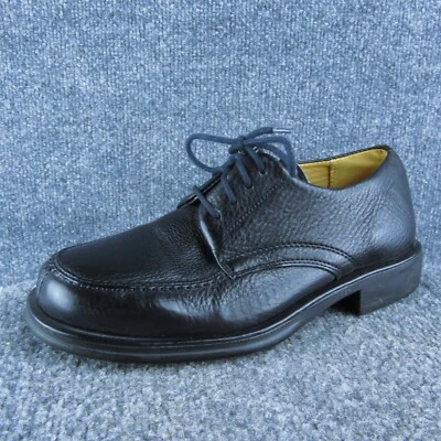 Sandro Moscoloni Hombres Derby Oxfords Zapatos Talla 6 Medianos Cuero Negro Con Cordones Foto 1 de 4
