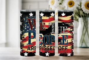 We The People, vaso de 20 oz, frío/caliente, pajita, inoxidable, a prueba de fugas (#570) - Imagen 1 de 2