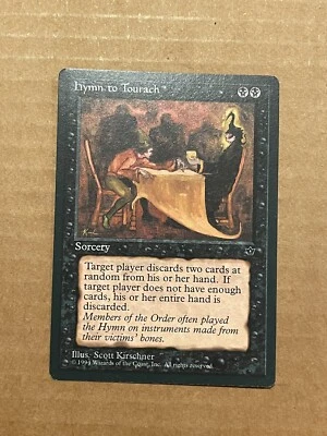 1994 Magic The Gathering Fallen Empires Hymn to Tourach  - Image 1 of 2