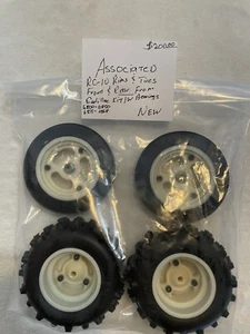 Associated RC 10 Front & Rear Jelly Beans With Tires From Kit NEW 6850,6800,6868 - Picture 1 of 15