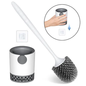 Toilet brush silicone black toilet brush set toilet brush brush set set - Picture 1 of 10