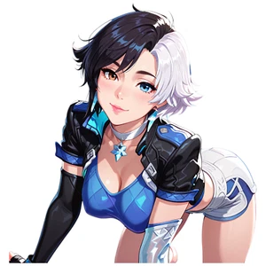 LUNA SNOW MARVEL RIVALS Sexy Waifu Weatherproof Sticker 6" Car Decal - Picture 1 of 1