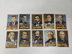 Vintage 1984 "Know the Presidents" Cards by Campbell Taggart, Inc.Set of 10 - Picture 1 of 3