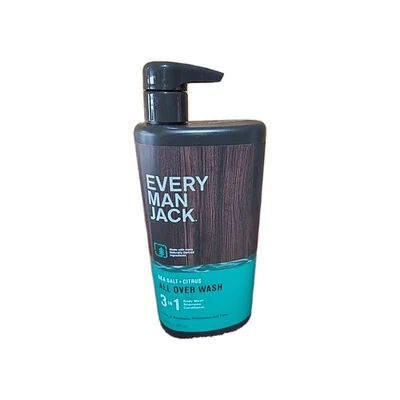 Jabón corporal Every Man Jack 3 en 1 - sal marina + cítricos, 28,8 oz Foto 1 de 2