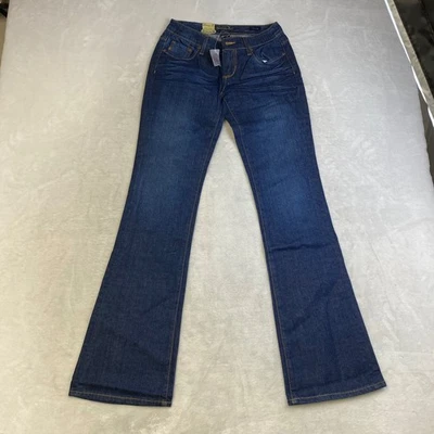 Pantalones de mezclilla Seven7 para mujer talla 24 lavado oscuro acampanados corte bootcut nuevos con etiquetas leer Foto 1 de 4