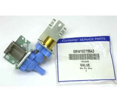 Válvula de entrada de agua para lavavajillas para Whirlpool Kenmore WPW10219643 Foto 1 de 2