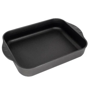 Eurolux Guss Auflaufform Induktion eckig Antihaft beschichtet Bratreine 32x25 cm - Bild 1 von 9