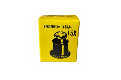 Lupa para gafas de doble lente Bergeon 1458-A-15, aumento de 15x, hecha en Suiza Foto 1 de 2