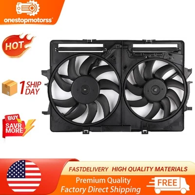 Radiator Cooling Fan Assembly For Audi A4 A5 Quattro Q5 S4 2009- 2015 620-839 Foto 1 de 4