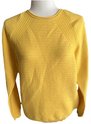 Belstaff Mujer Amarillo Mezcla Lana/Algodón Cuello Redondo Talla Pequeña $495 Foto 1 de 4