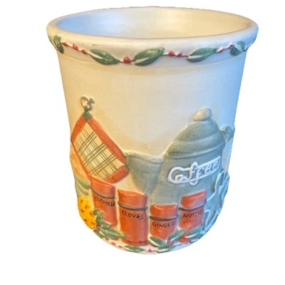 Yankee Candle Vasija Grande Pastel de Manzana Caliente Decoración de Cocina De Colección Difícil de Encontrar RARO SIN VELA Foto 1 de 4