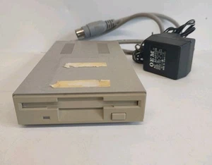 Atari ST STE STFM 520 1040 Mega External Floppy Disk Drive 3.5" with PSU #1 - Imagen 1 de 10