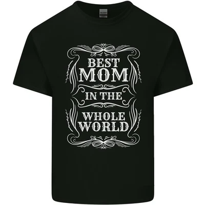 Best Mom in the World Mothers Day Kids T-Shirt Childrens - Image 1 of 4