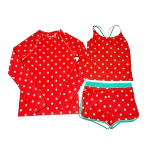 Mini Boden Rash Guard and Tankini Swim Set Size 13/14 - Picture 1 of 8