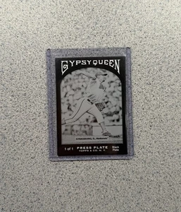 2011 Topps Gypsy Queen #80 Stephen Strasburg Black Printing Plate 1/1 RARE - Picture 1 of 2
