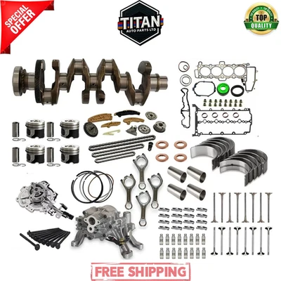 LAND ROVER JAGUAR XF 2.0 DIESEL ENGINE 204DTD NITRATE CRANKSHAFT & REBUILD PARTS - Image 1 of 4