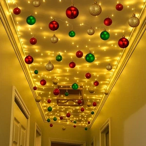 Christmas Magical Light Hallway Set with 82 Christmas Ball Ornaments 100 Adhe... - Bild 1 von 6