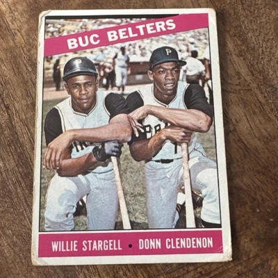 1966 Topps #99 Buc Belters (Willie Stargell) - Piratas de Pittsburgh Foto 1 de 4