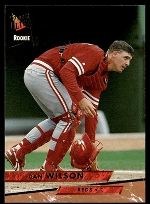 1993 Fleer Ultra Series 2 #337 Dan Wilson Cincinnati Reds Rookie - Image 1 of 2