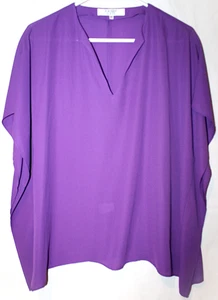 Crosby by Mollie Burch Damen XS Tunika Bluse Shirt mit Kimonoärmeln lila - Bild 1 von 5