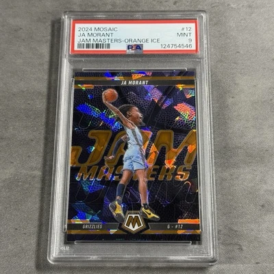 2024-25 Panini Mosaic #12 Ja Morant Jam Masters Orange Ice /49 First On Print - Image 1 of 2