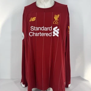 Liverpool FC 2019-2020 Home Soccer Jersey Long Sleeve – New Balance 3XL – - Picture 1 of 10