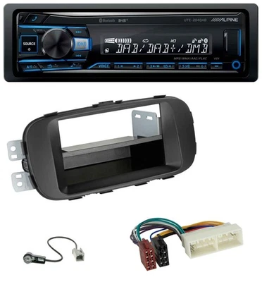 Alpine USB Bluetooth DAB MP3 Autoradio für Kia Soul (PS, 16-19) - schwarz - Bild 1 von 4