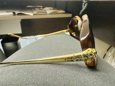 Gafas de sol Cartier Panthère de Cartier CT0023S-002 - Dorado/Tortuga, Marrón Gradie Foto 1 de 4