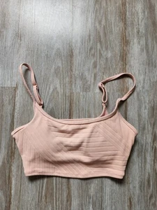 Bralette acanalado Aerie Scoop ropa de dormir ropa de salón acanalado suave elástico talla XS - Imagen 1 de 7