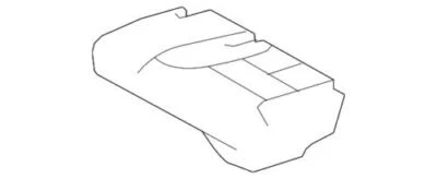 Conjunto de cubierta de asiento del lado del conductor trasero genuino Ford Edge 2013-2014 DT4Z-7863805-AB Foto 1 de 2