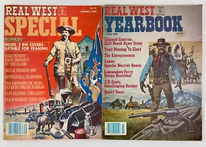 Real West, Spring Special & Fall Yearbook 1983, Old West History, Pulp, Lot of 2 - Foto 1 di 9